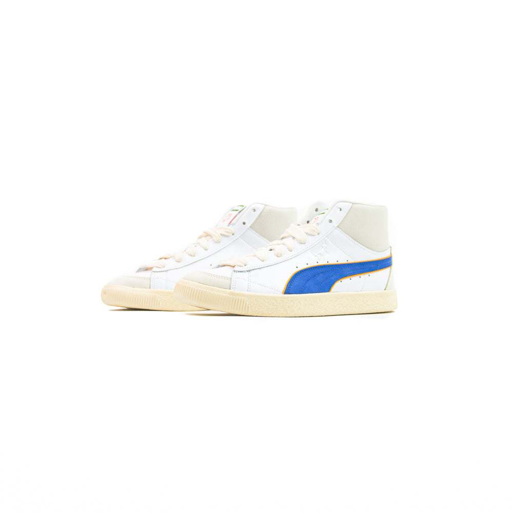 Puma x Rhuigi Clyde Mid Bball (Puma White/Royal Sapphire)