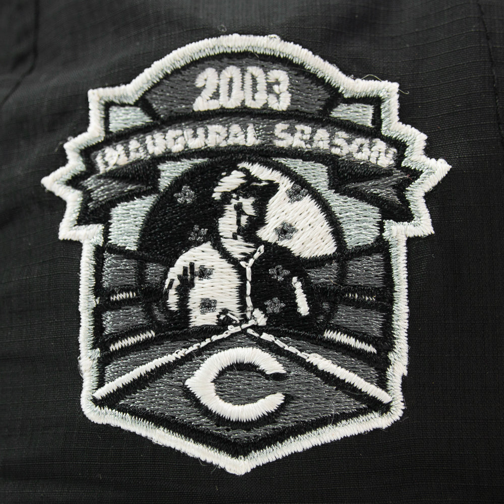 Cincinnati Reds '03 Inaugural Season GABP Fitted Cap (Black Ripstop)