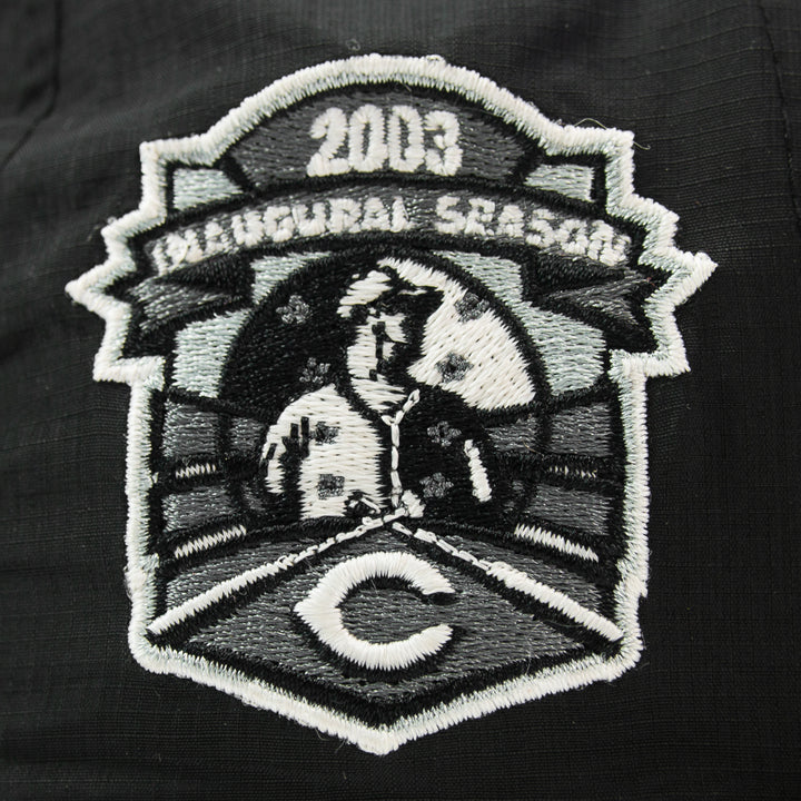 Cincinnati Reds '03 Inaugural Season GABP Fitted Cap (Black Ripstop)