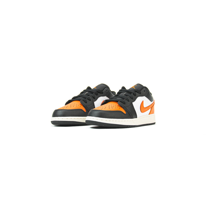 Air Jordan 1 Low (GS) (Black/Starfish/White)