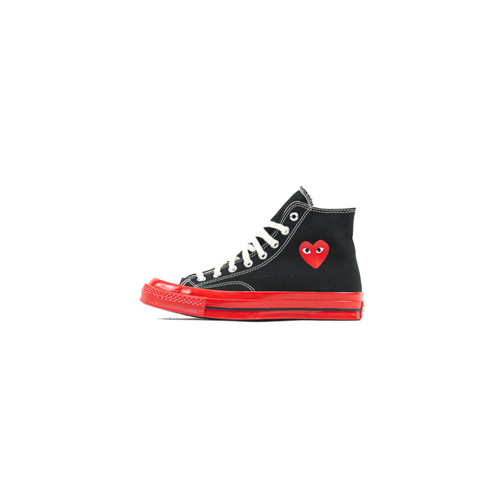 Comme des Garcons Play x Converse Chuck 70 Hi (Black/Red/Egret)