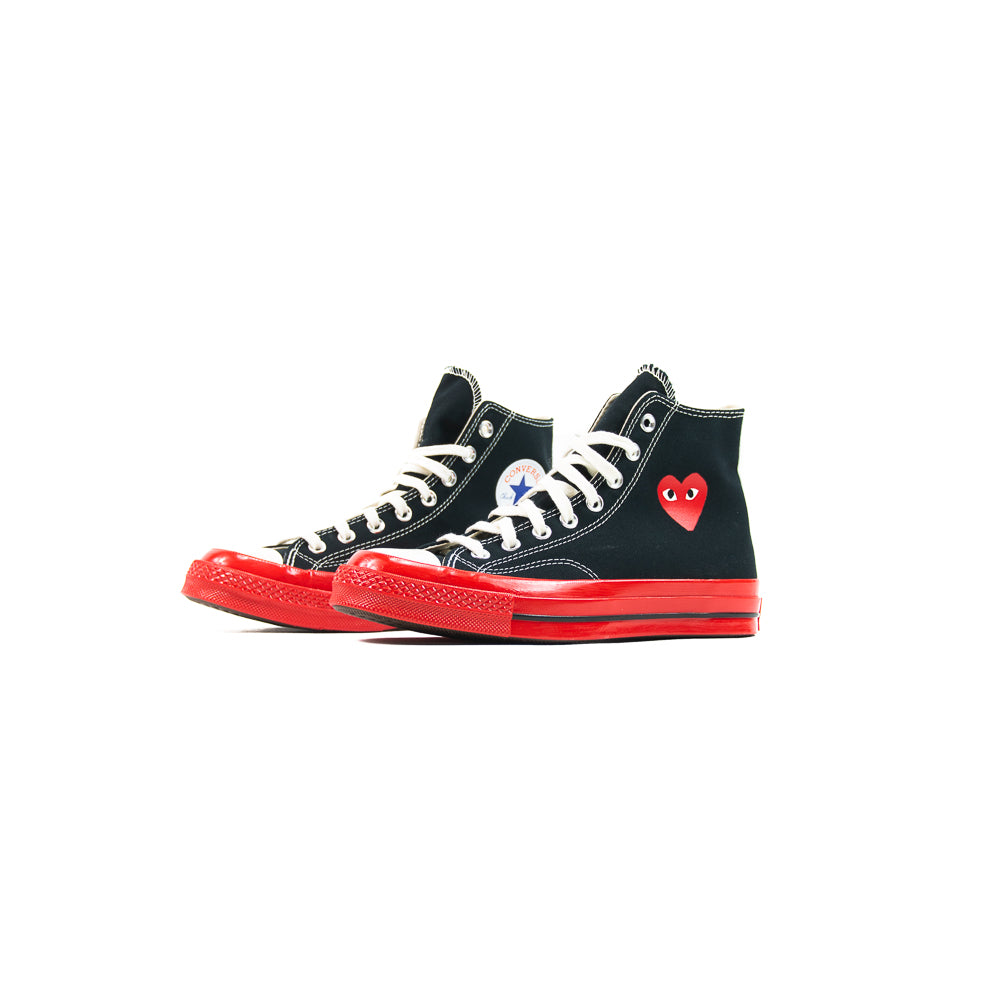 Comme des Garcons Play x Converse Chuck 70 Hi (Black/Red/Egret)