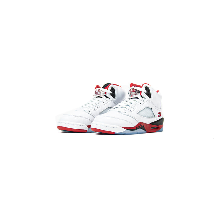 Air Jordan 5 Retro OG GS (White/Fire Red/Black)