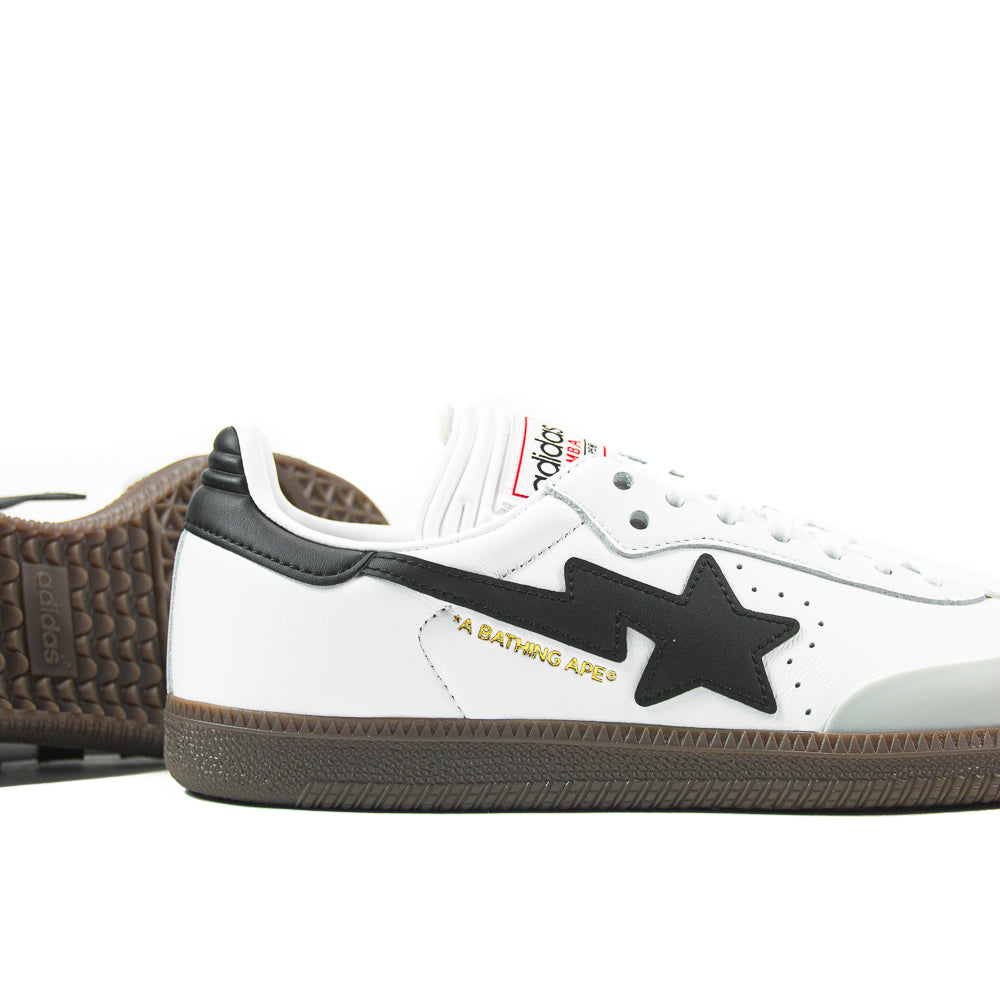 Samba Bape (White/Core Black/Gum 5)