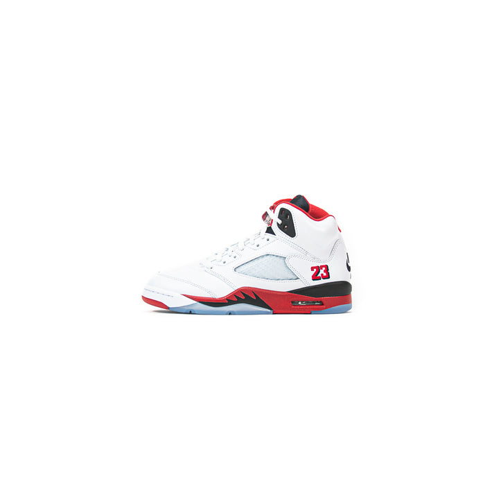 Air Jordan 5 Retro OG (White/Fire Red-Black)
