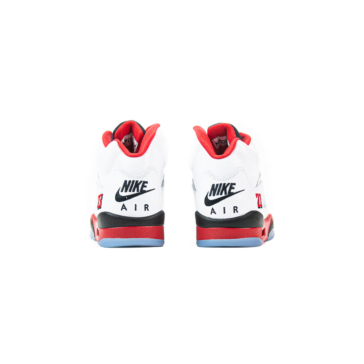 Air Jordan 5 Retro OG (White/Fire Red-Black)