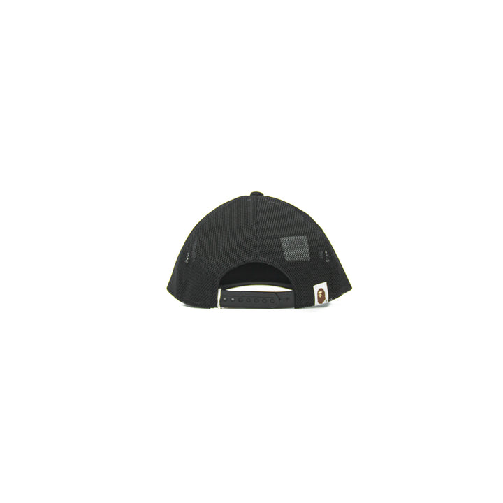 Crystal Stone Bape Sta Logo Mesh Cap (Black)