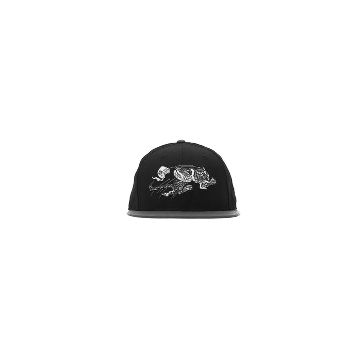 Cincinnati Bengals Rushing Tiger Fitted Cap (Black/Dk. Graphite)