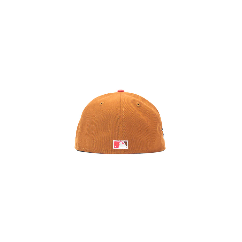 Cincinnati Reds Rosie Red Fitted Cap (Earthy Brown/Coral)