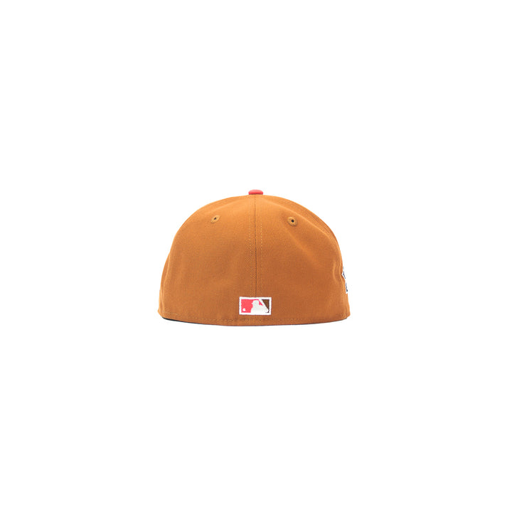 Cincinnati Reds Rosie Red Fitted Cap (Earthy Brown/Coral)