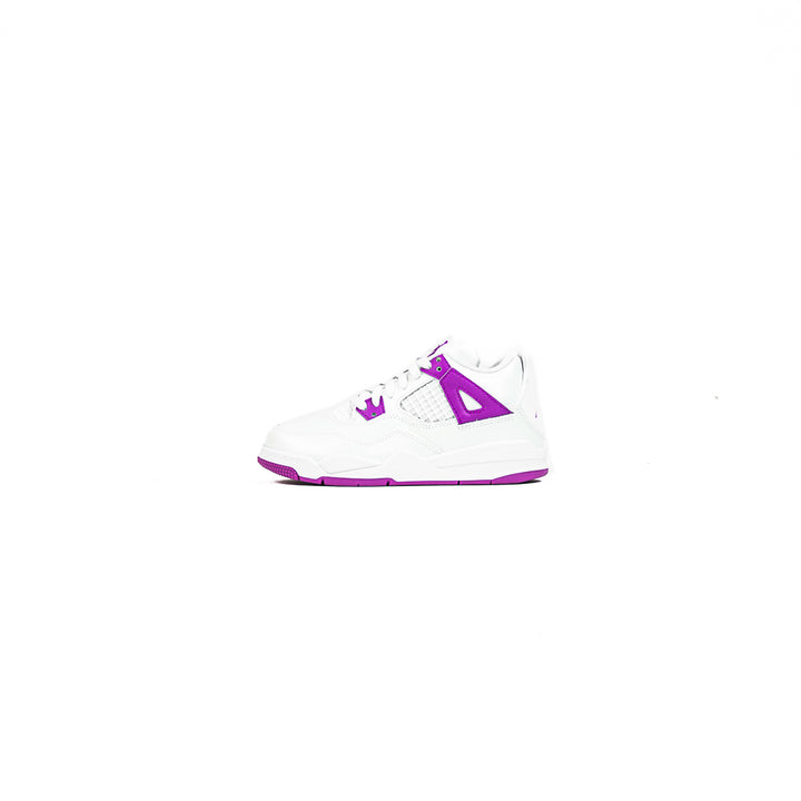 Jordan 4 Retro (PS) (White/Hyper Violet)