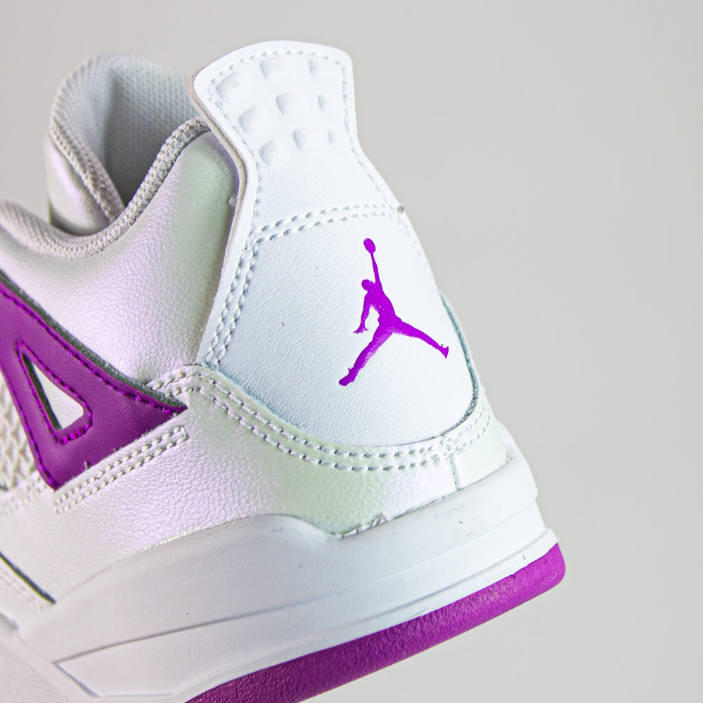 Jordan 4 Retro (PS) (White/Hyper Violet)