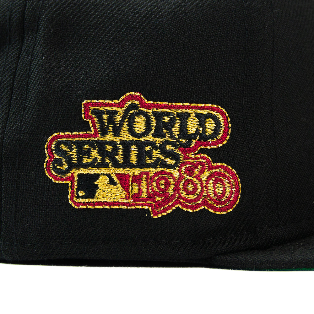 Philadelphia Phillies Fitted Cap (Black)