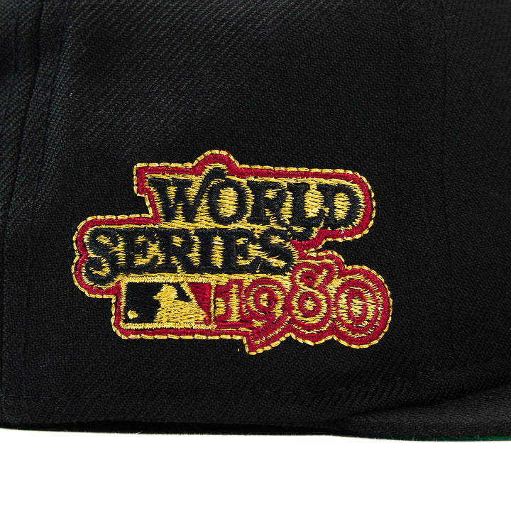 Philadelphia Phillies Fitted Cap (Black)