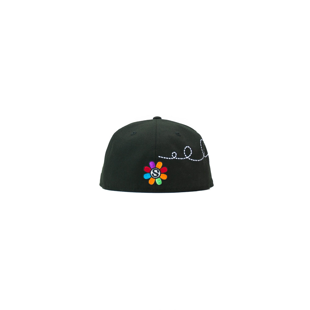 Jae Tips x Planes Crown Fitted Cap (Black)