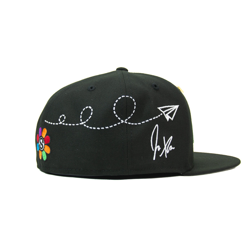 Jae Tips x Planes Crown Fitted Cap (Black)