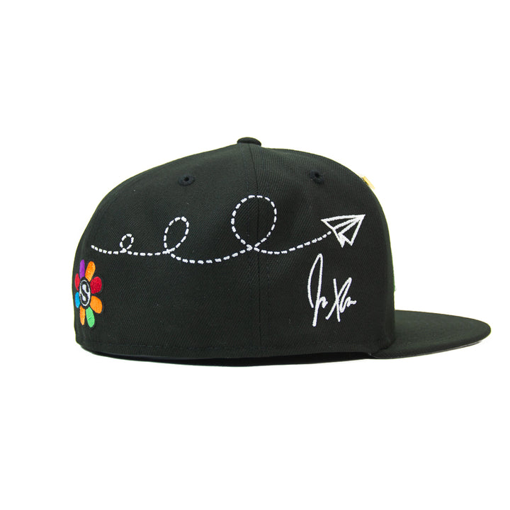 Jae Tips x Planes Crown Fitted Cap (Black)
