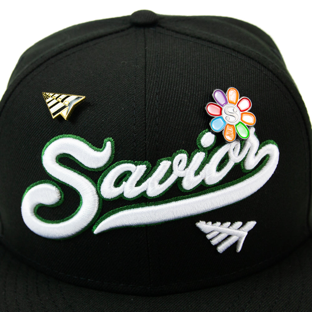 Jae Tips x Planes Crown Fitted Cap (Black)