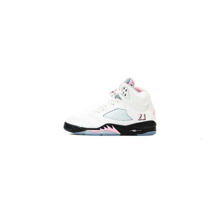 Air Jordan 5 Retro (White/Soft Pink/Black)