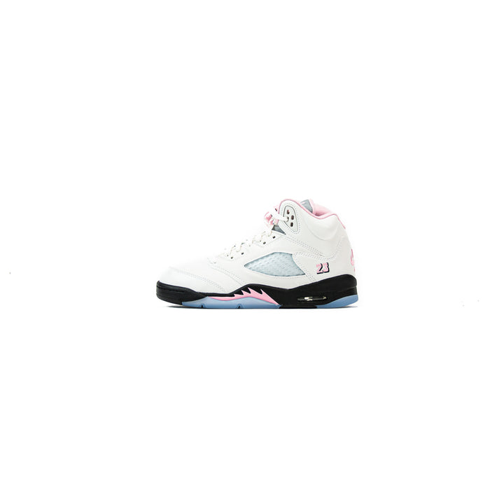 Air Jordan 5 Retro GS (White/Soft Pink/Black)
