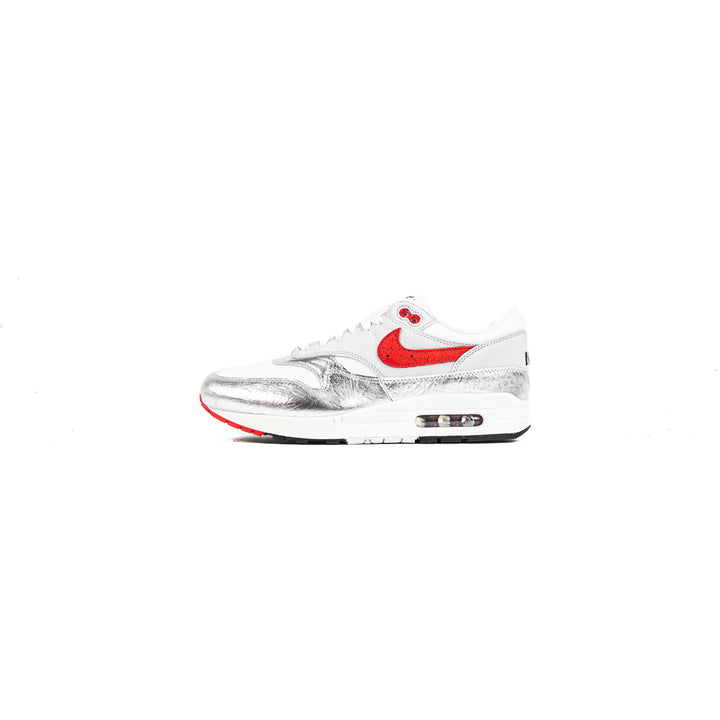 Air Max 1 PRM (White/Chile Red)