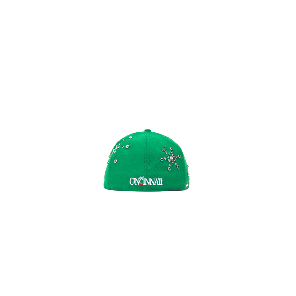Gemstone Cincinnati Bearcats Vault Fitted Cap (Botanical Green)