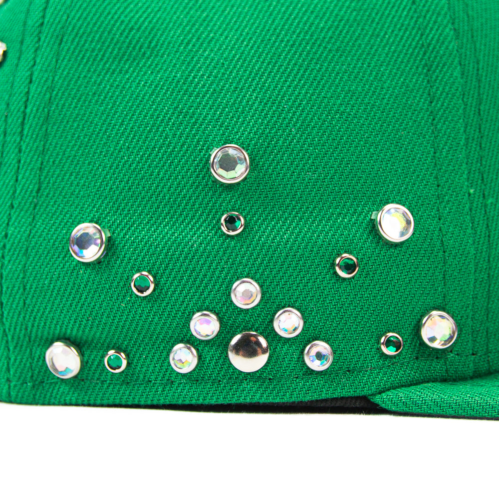 Gemstone Cincinnati Bearcats Vault Fitted Cap (Botanical Green)