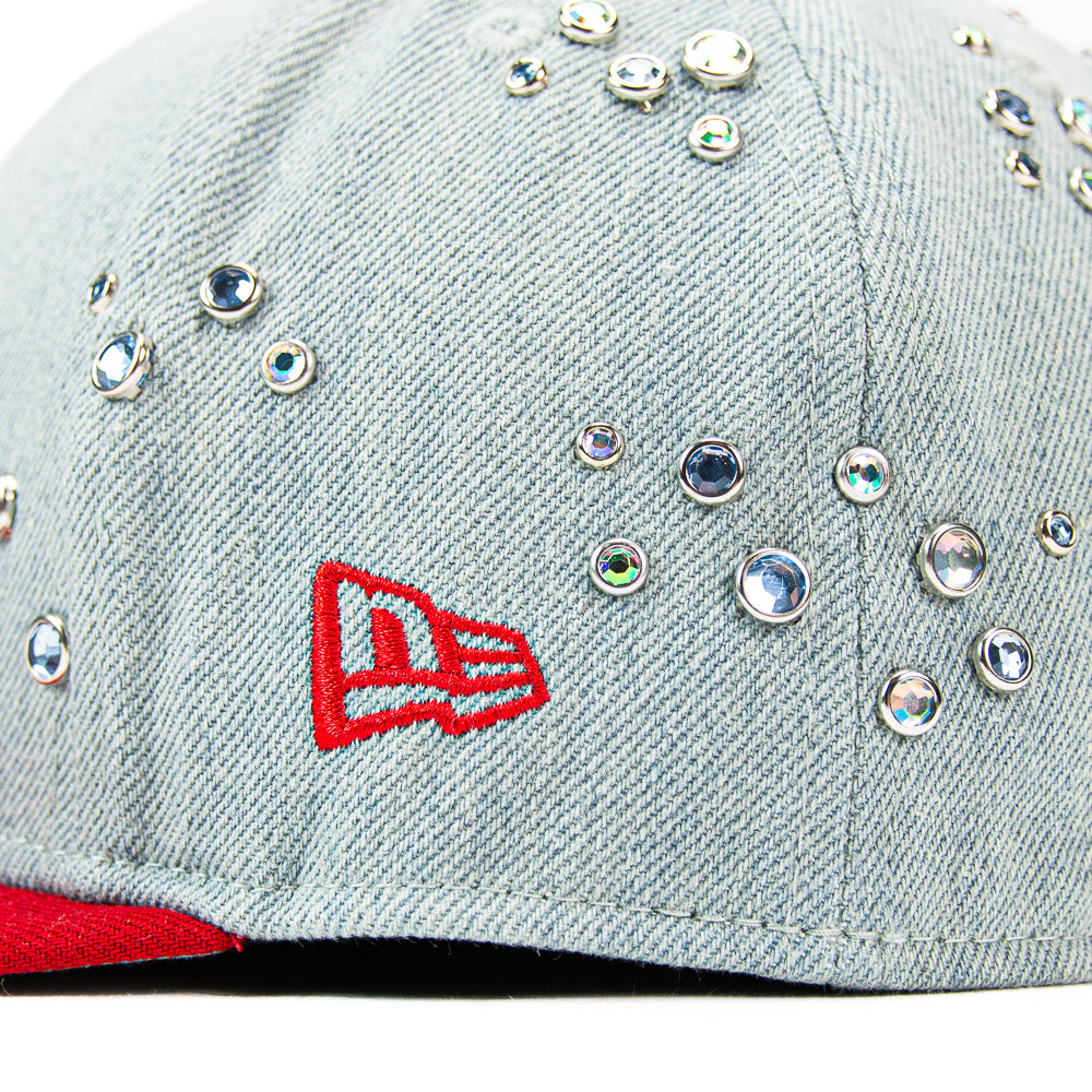 Gemstone Cincinnati Bearcats Vault Fitted Cap (Denim)