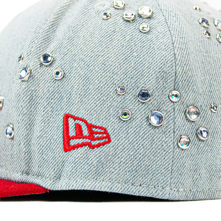 Gemstone Cincinnati Bearcats Vault Fitted Cap (Denim)