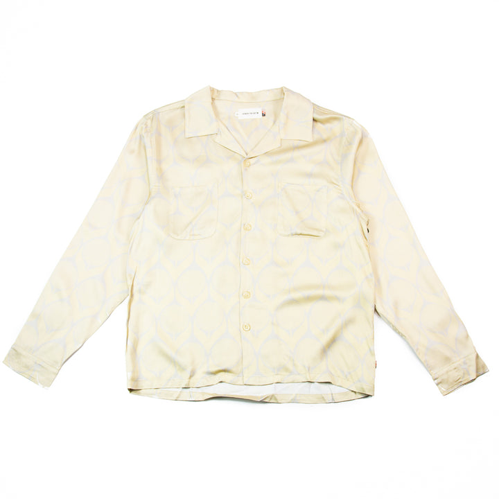Floral L/S Button Up (Cream)