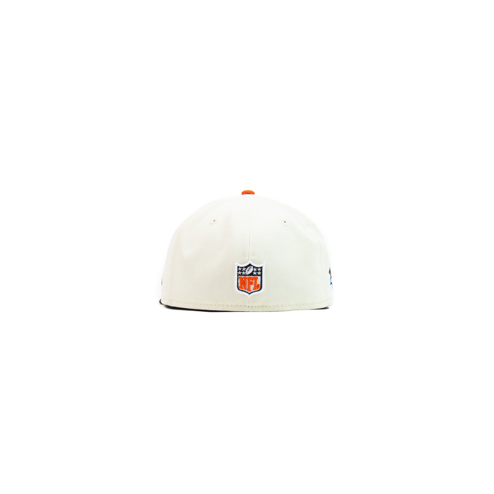 Cincinnati Bengals Pro Bowl Fitted Cap (Cream/Orange)