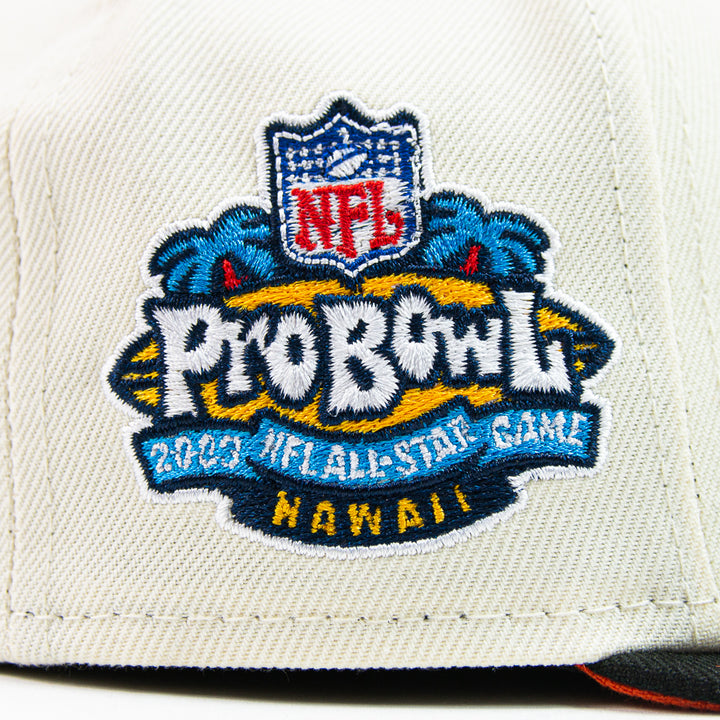 Cincinnati Bengals Pro Bowl Fitted Cap (Cream/Orange)