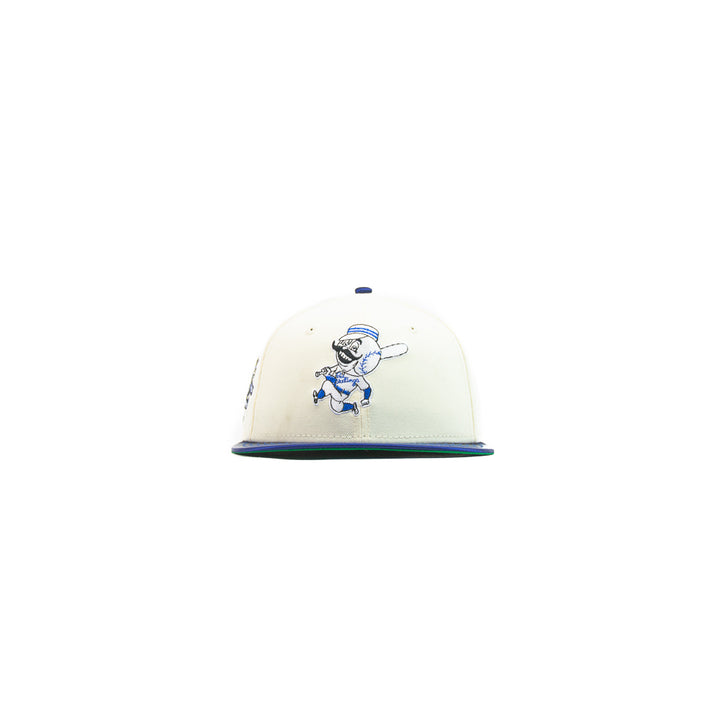 Cincinnati Reds 150th Anniversary Fitted Cap (Chrome/ Dark Royal)