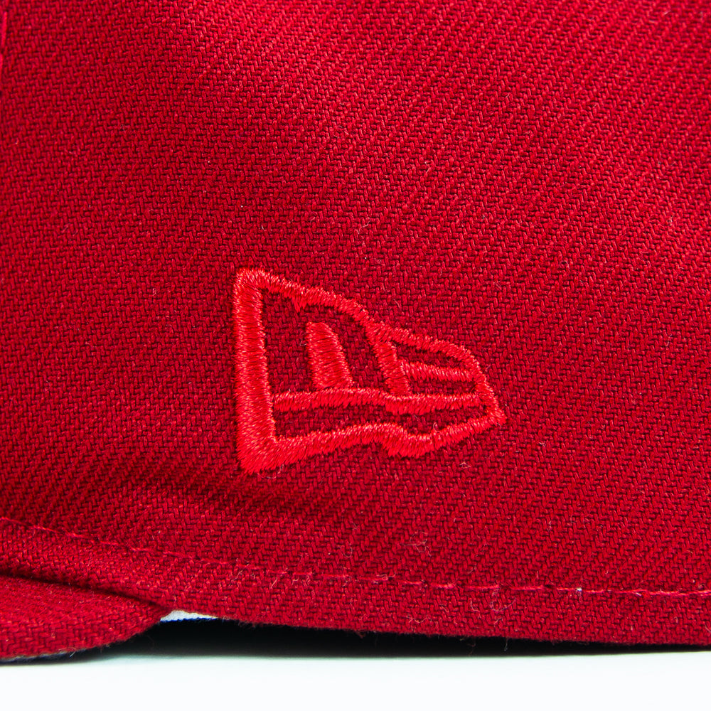 Dayton Dragons Fitted Cap (Fire Red/ Metallic Silver)