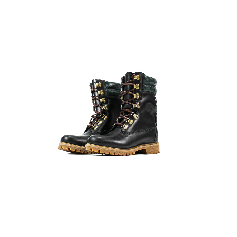 Premium Tall Lace Waterproof Boot (Dark Green)