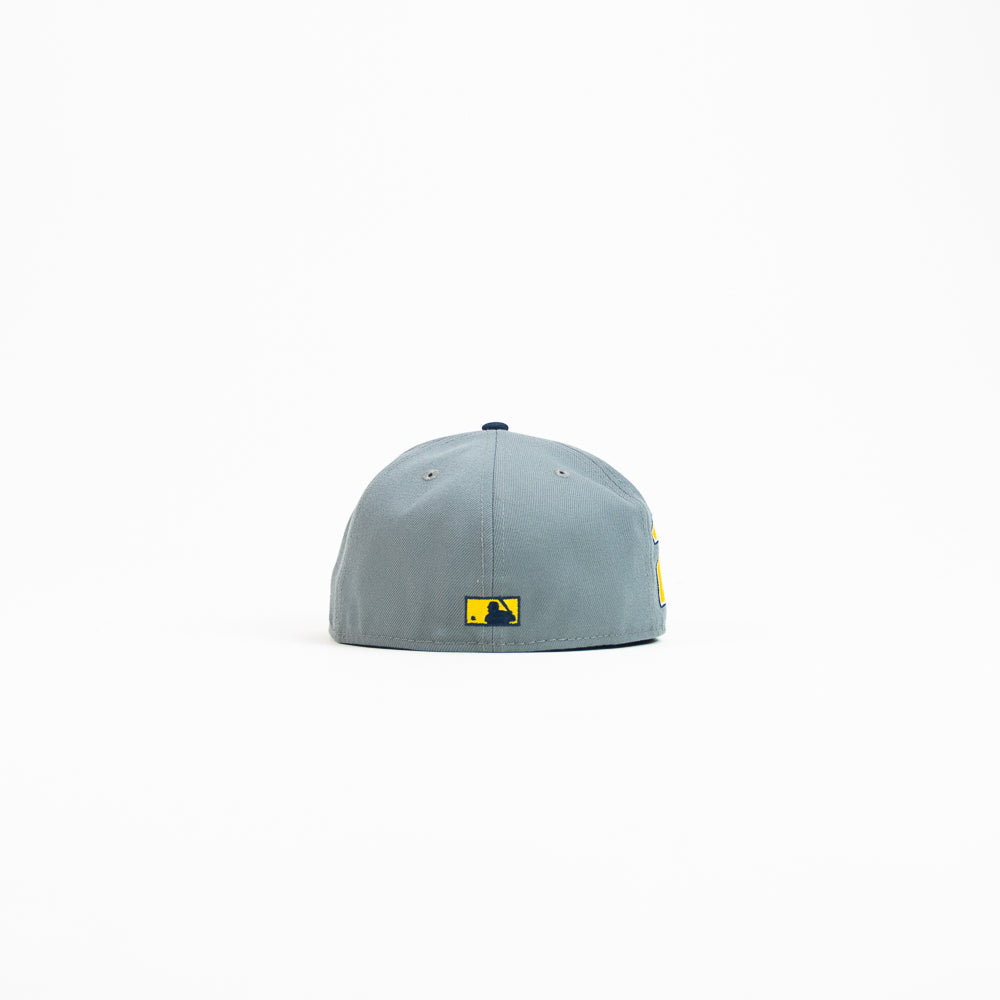 Seattle Mariners KGJ #24 Fitted Cap (Storm Grey/Oceanside)