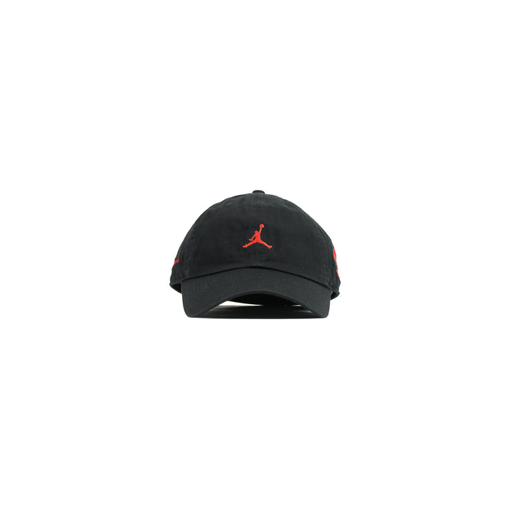 Jordan Club Unstructured Cap (Black/Chile Red)
