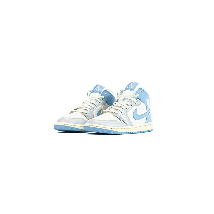 Wmns Air Jordan 1 Mid (Psychic Blue/Nuetral Grey/Sail)