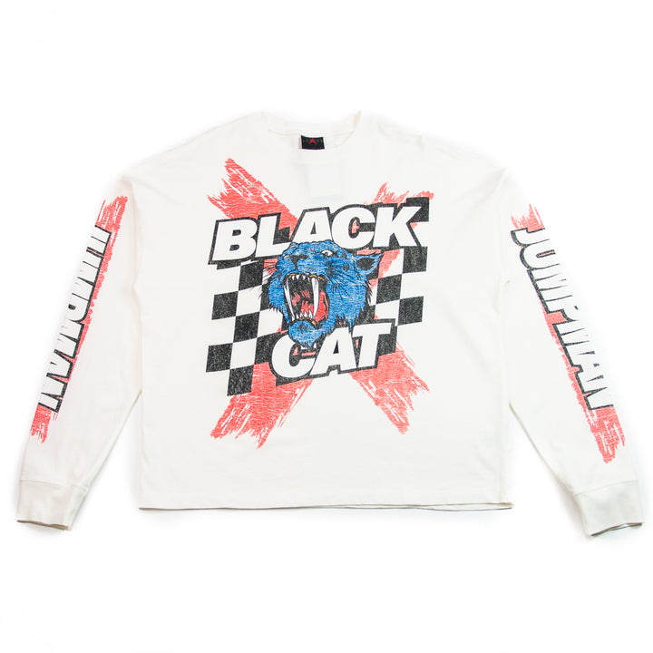 Black Cat LS NBHD Tee (Ivory)