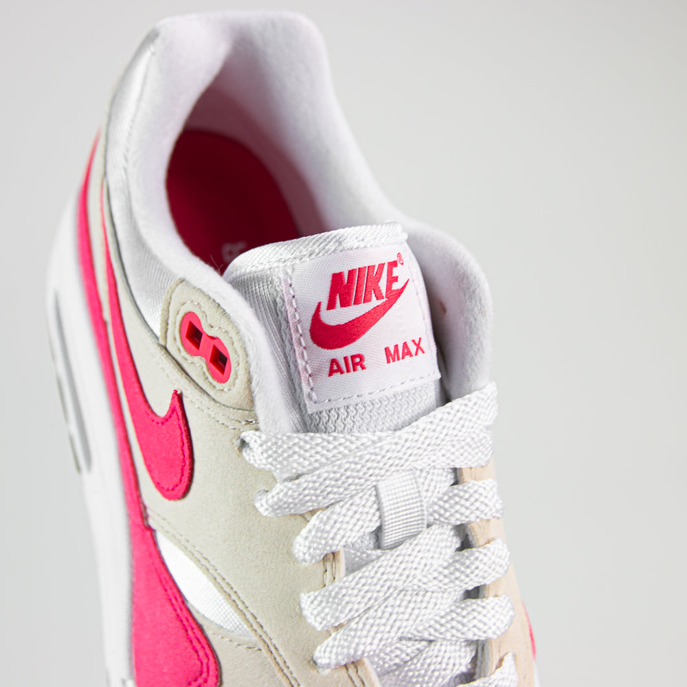 W Air Max 1 (White/Aster Pink)