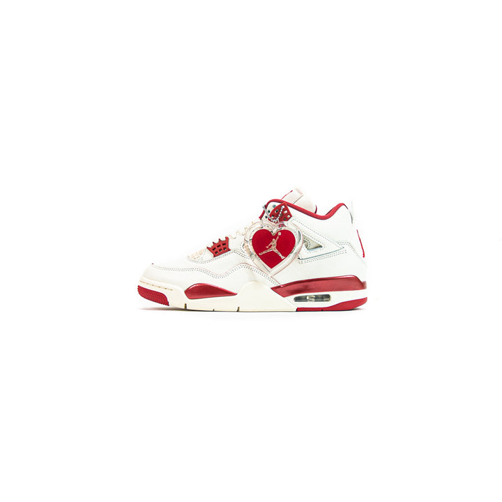 Wmns Air Jordan 4 Retro (Pale Ivory/Sierra Red)