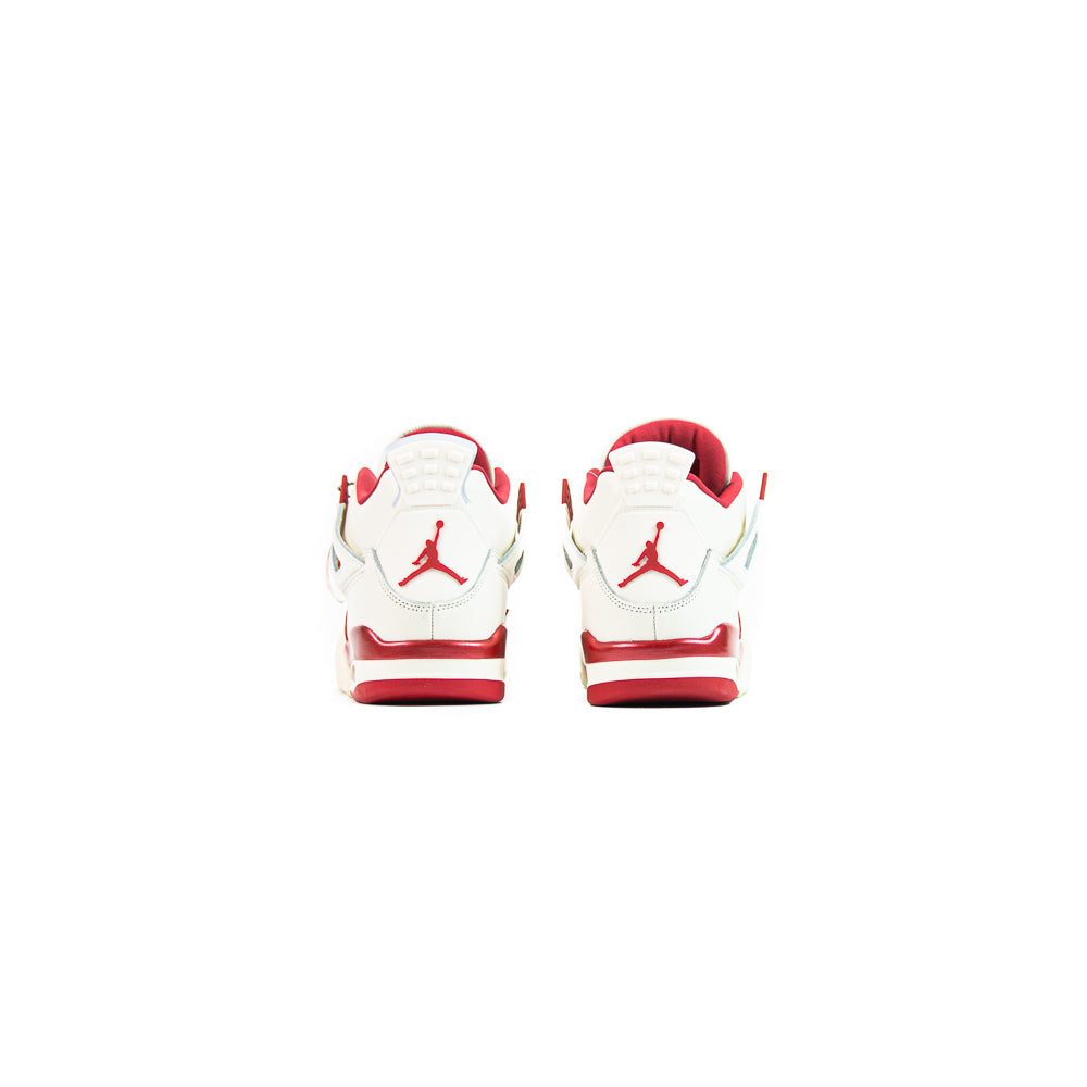Wmns Air Jordan 4 Retro (Pale Ivory/Sierra Red)