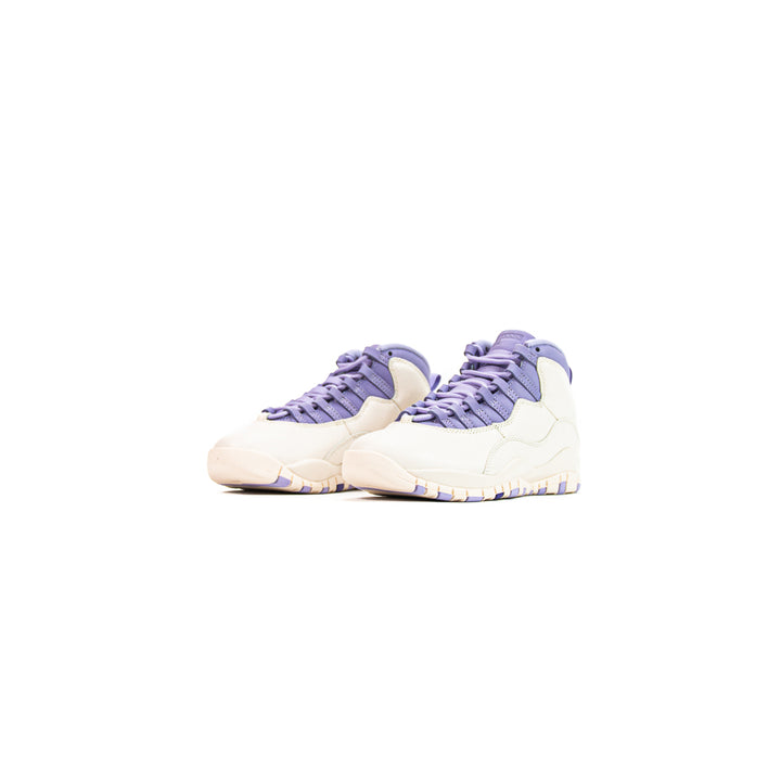 Wmns Air Jordan 10 Retro (Chalk/Hydrangeas-Wild Grape)