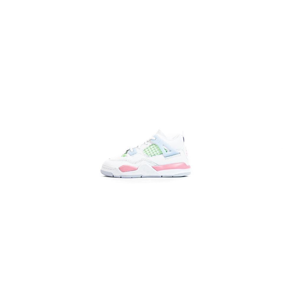 Jordan 4 Retro TD (White/Med Soft Pink/Half Blue)