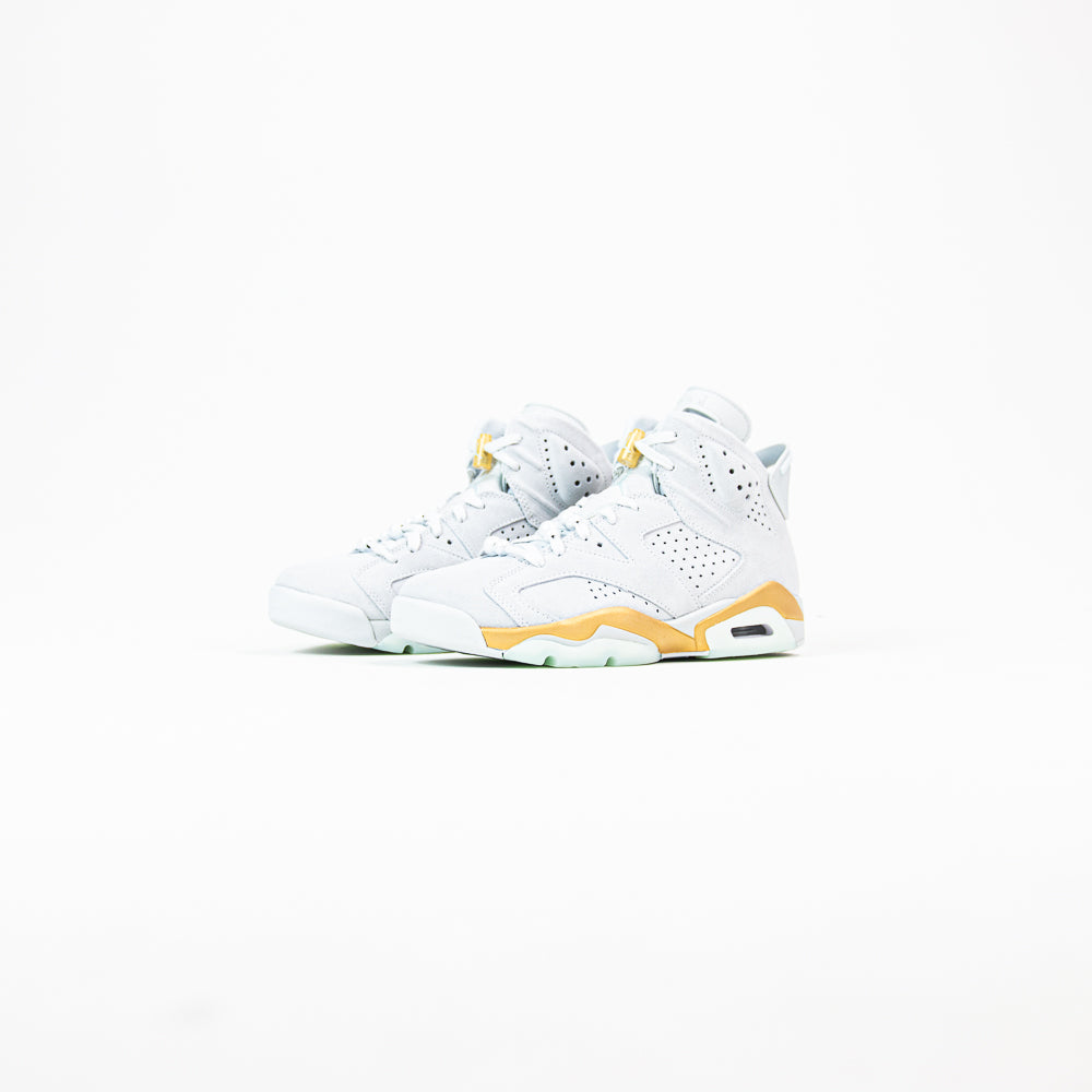 Wmns Air Jordan 6 Retro (Pure Platinum/Glacier Blue)