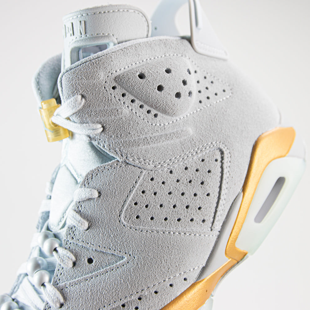 Wmns Air Jordan 6 Retro (Pure Platinum/Glacier Blue)