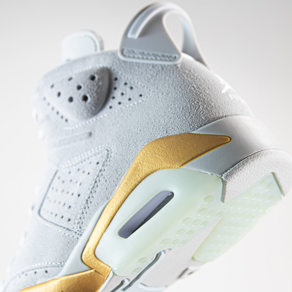 Wmns Air Jordan 6 Retro (Pure Platinum/Glacier Blue)