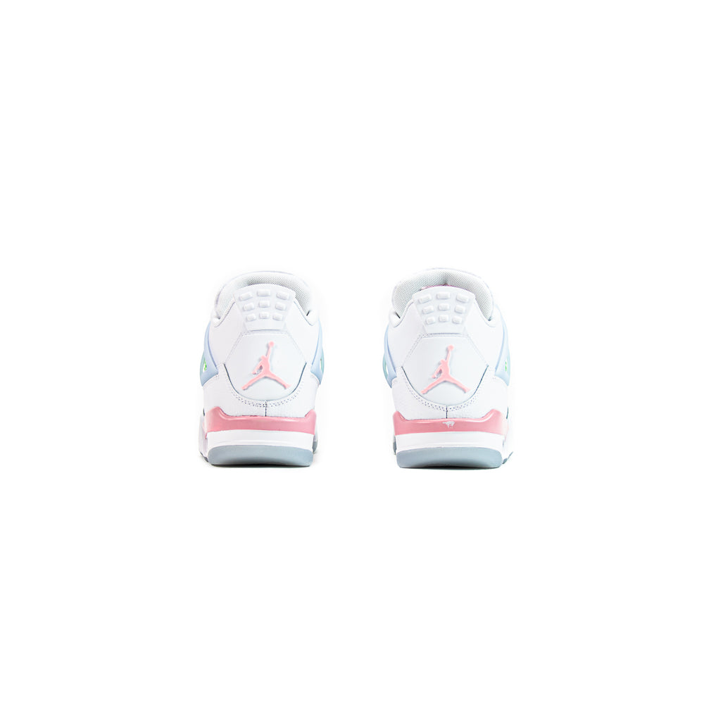 Jordan 4 Retro GS (White/Med Soft Pink/Half Blue)
