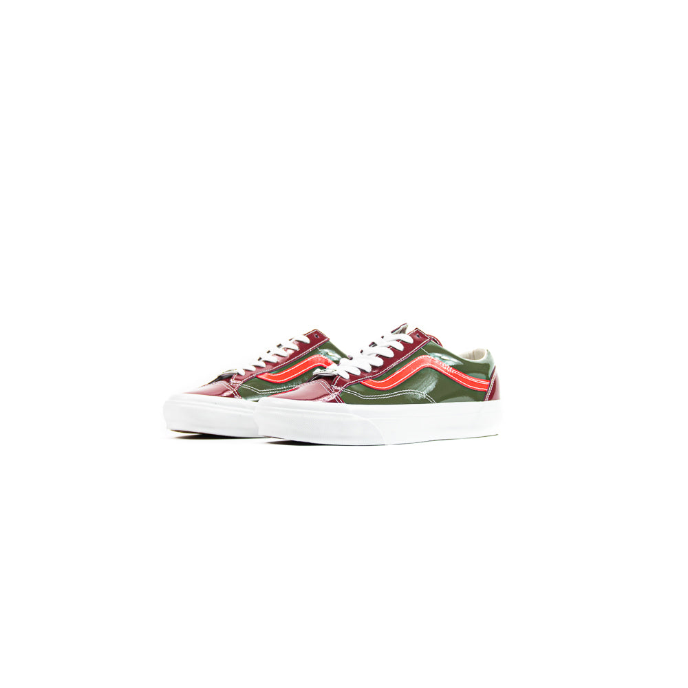 LX Old Skool 36 (Patent Bordeaux/Olive) – Corporate
