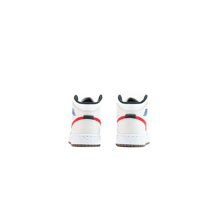 Air Jordan 1 Mid (GS) (Phantom/Game Royal-White-Sail)